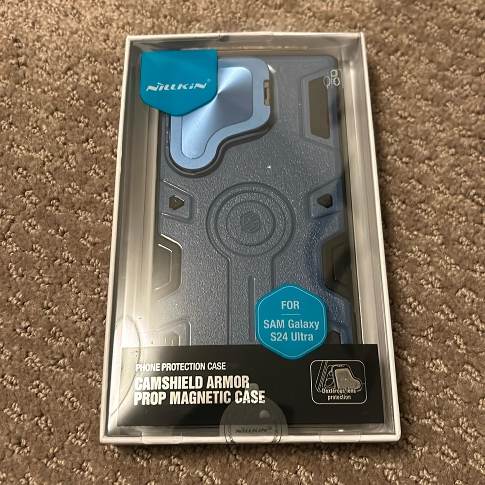 Billion BNIB SAM Galaxy S24 Ultra Camshield Armor Prop Magnetic Case